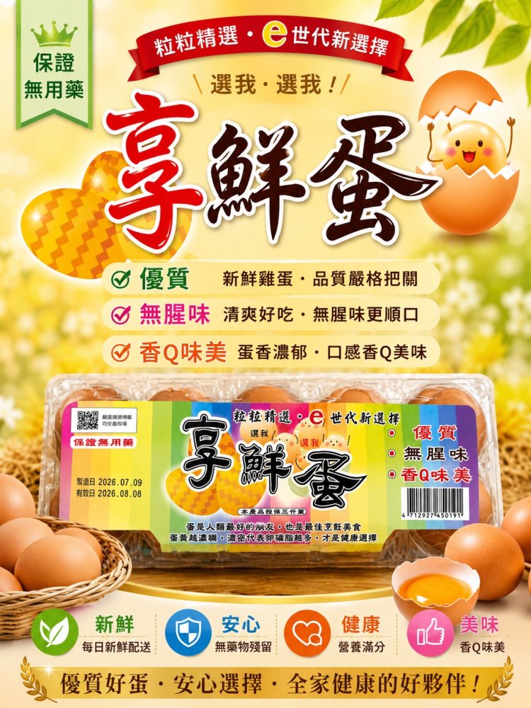 享鮮蛋(古早蛋商行)